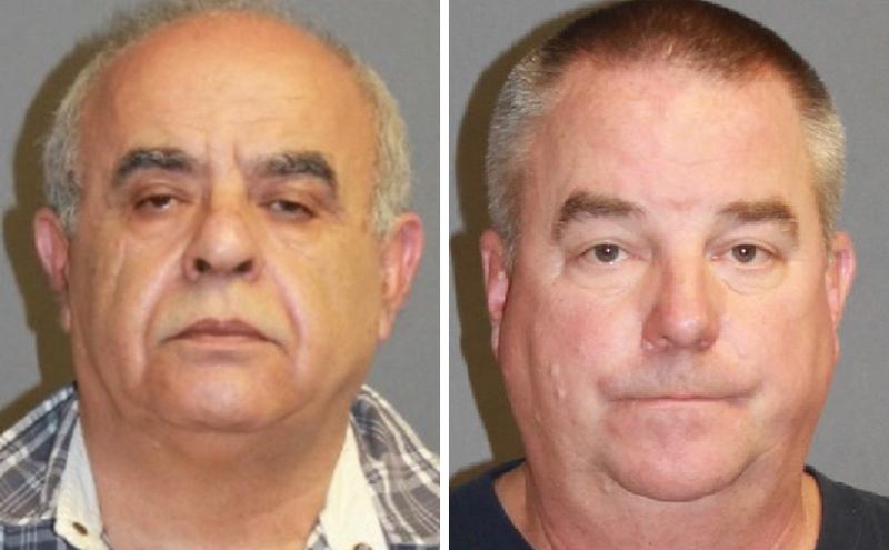 A former Campbell High School basketball and softball coach was one of two men arrested by Nashua police Monday on charges they solicited a minor on social media and traveled to the Gate City to meet and have sex with the teen.      