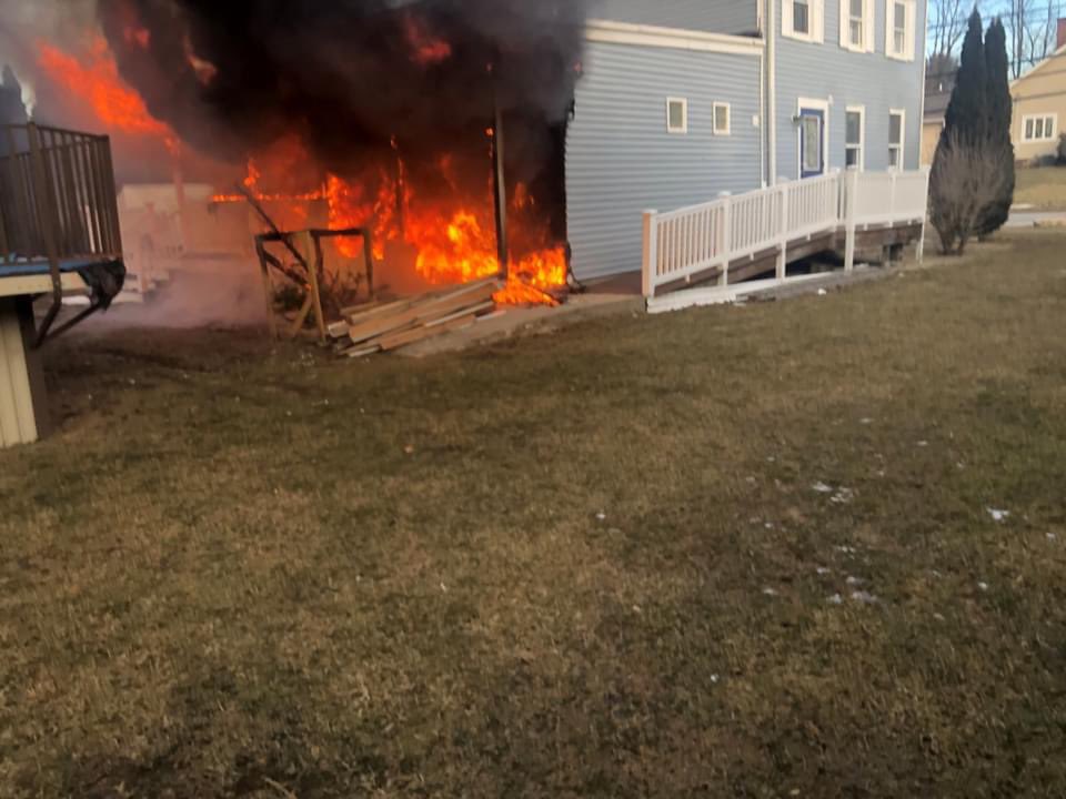 Firefighters in Plaistow, NH have bulk of house fire knocked down within 90 seconds of their arrival