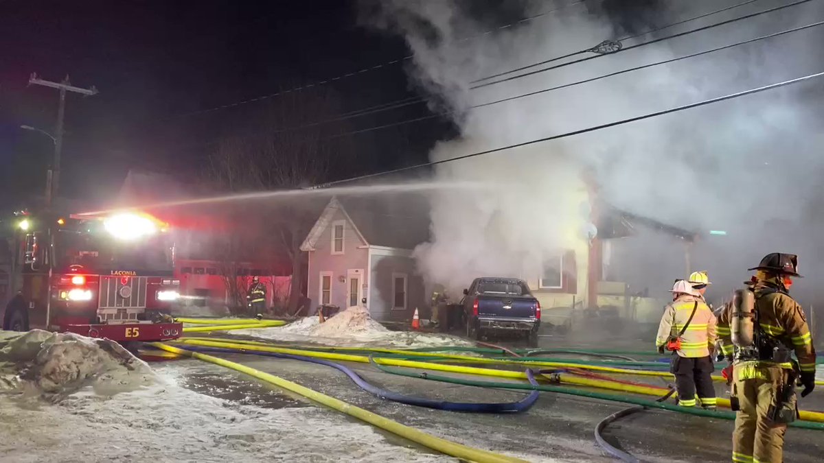 Laconia NH -4th Alarm-couple buildings on Bay Street