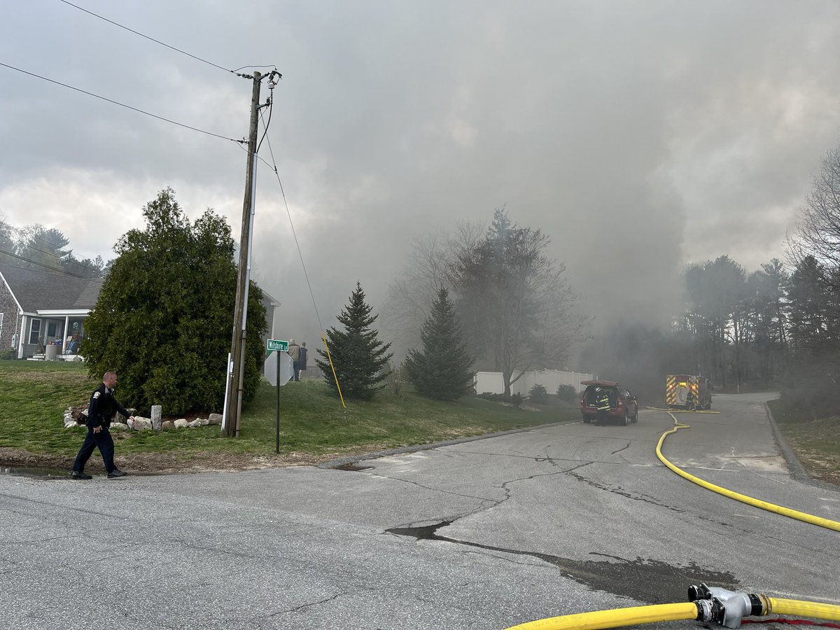 The Pelham Fire Department as well as numerous other departments are battling a structure fire on Marsh Road in the area of Wilshire. Marsh Road is closed.