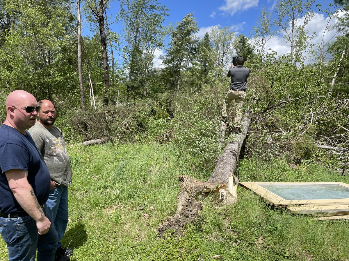 - @NWS confirms a tornado touched down in Charlestown last night with a top wind speed of 90 MPH. Officials say the tornado's strength was EF0, EF1. there were no reports of injuries WMUR