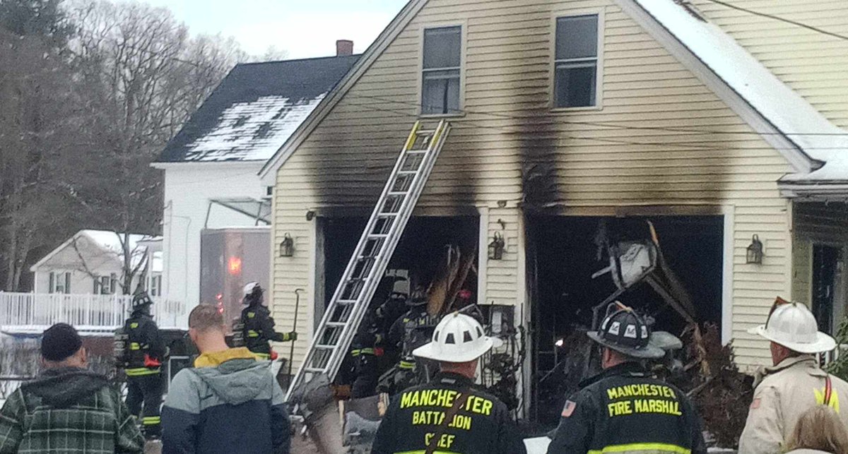 1st Alarm on Sheridan St in Manchester, NH courtesy of Granite State Admins Caleb and Benjamin Perry