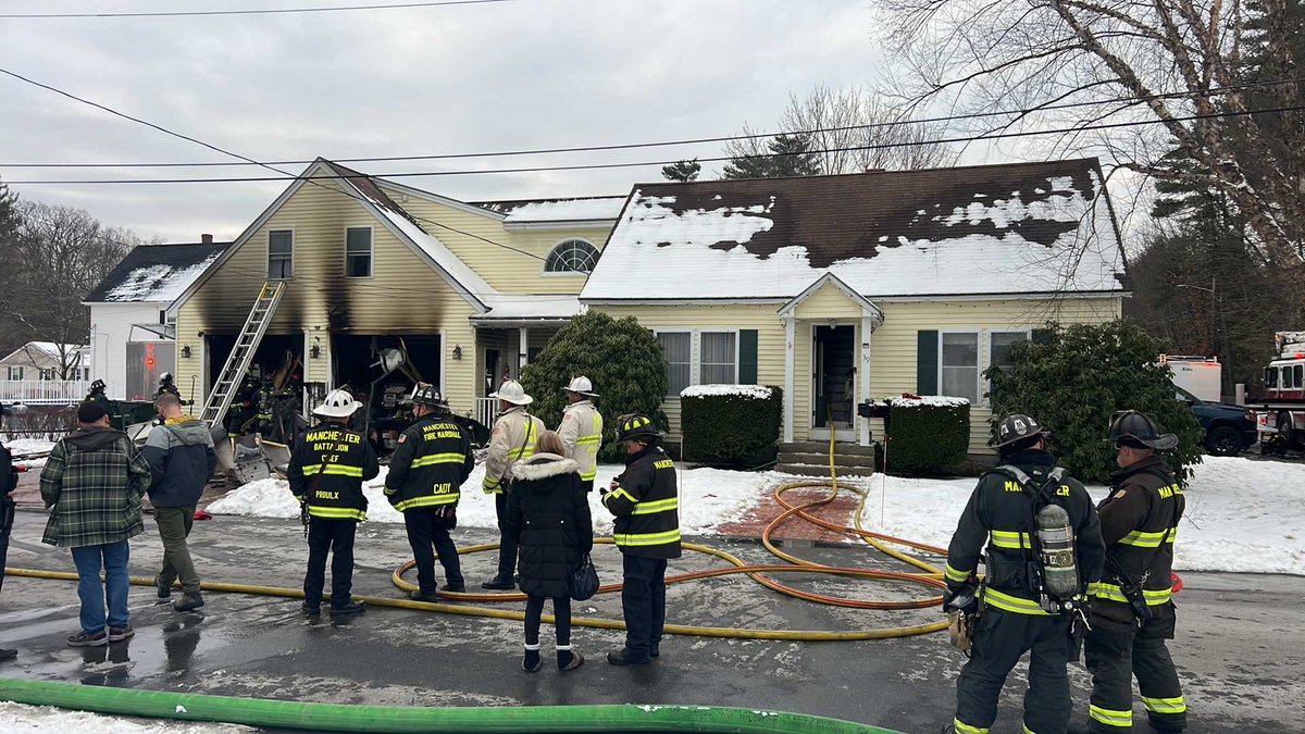 1st Alarm on Sheridan St in Manchester, NH courtesy of Granite State Admins Caleb and Benjamin Perry