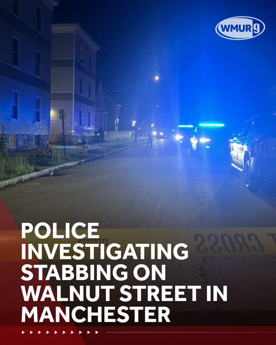 Police are investigating a stabbing on Walnut Street in Manchester. They were focused on an apartment building located between Lowell and Bridge Streets